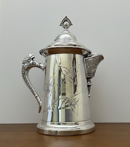 Vintage silver plated hinged - silver,
