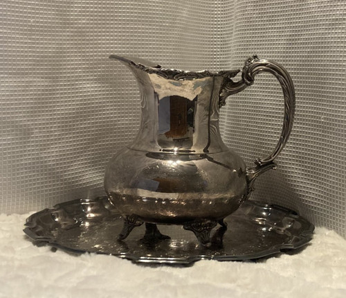 Vintage silverplate water - vintage,